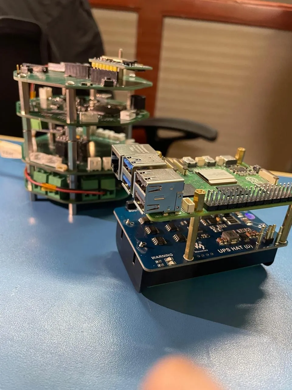 the deployable CanSat payload alongside its avionics stack