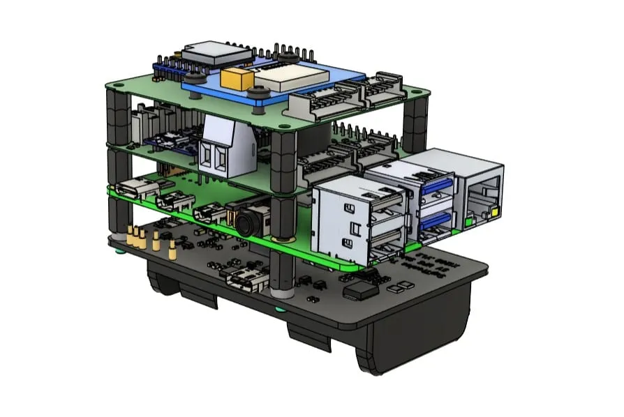 deployable payload stack, CAD