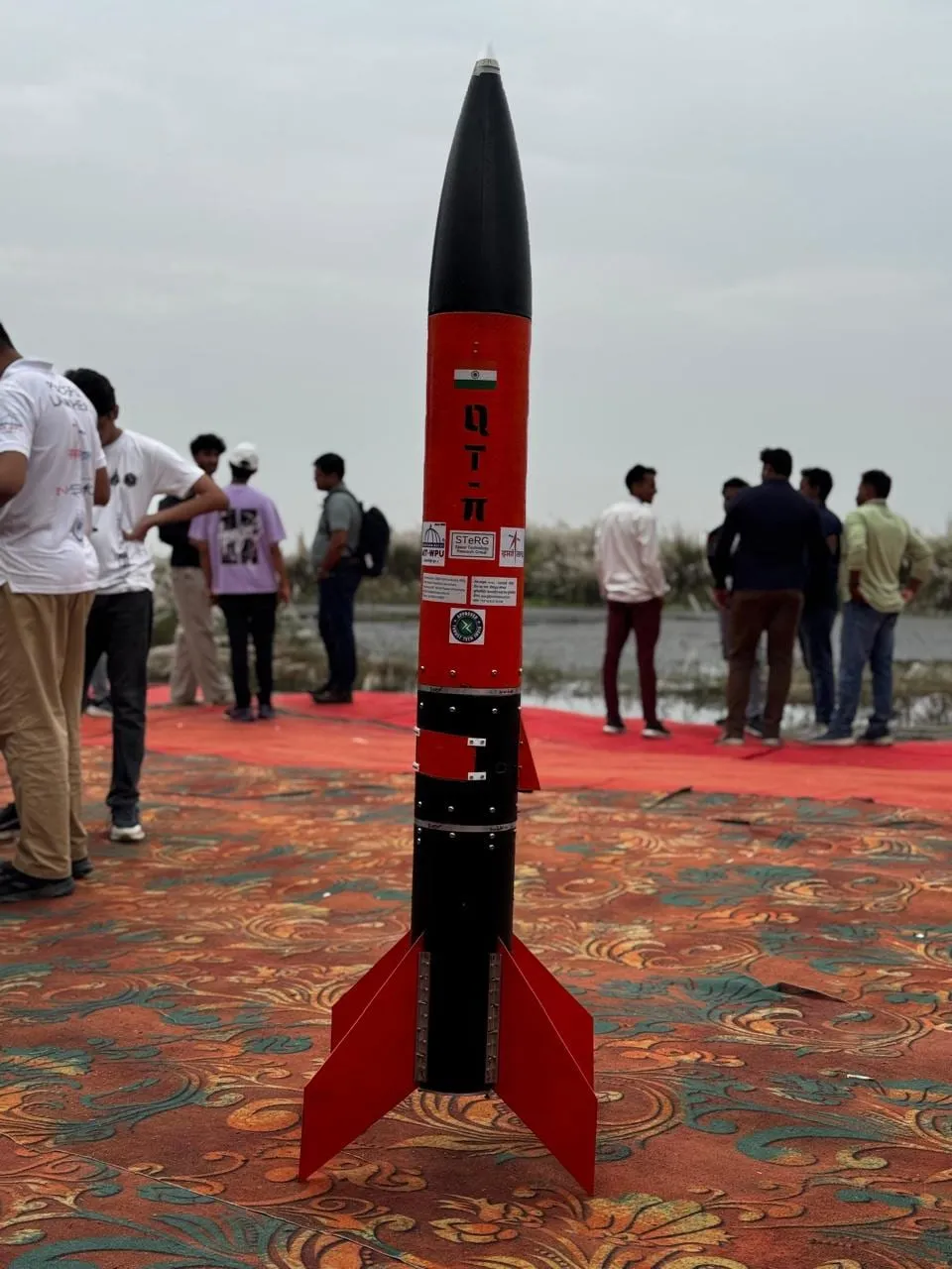 at the Model Rocketry competition event