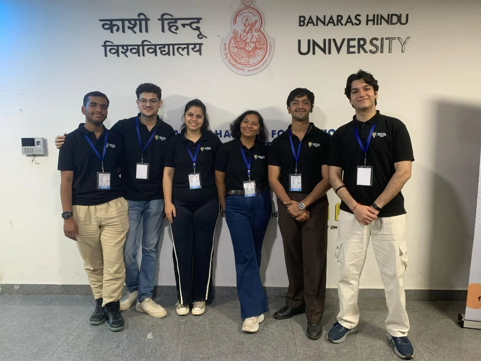the team at the Grand Finale nodal centre, Banaras Hindu University